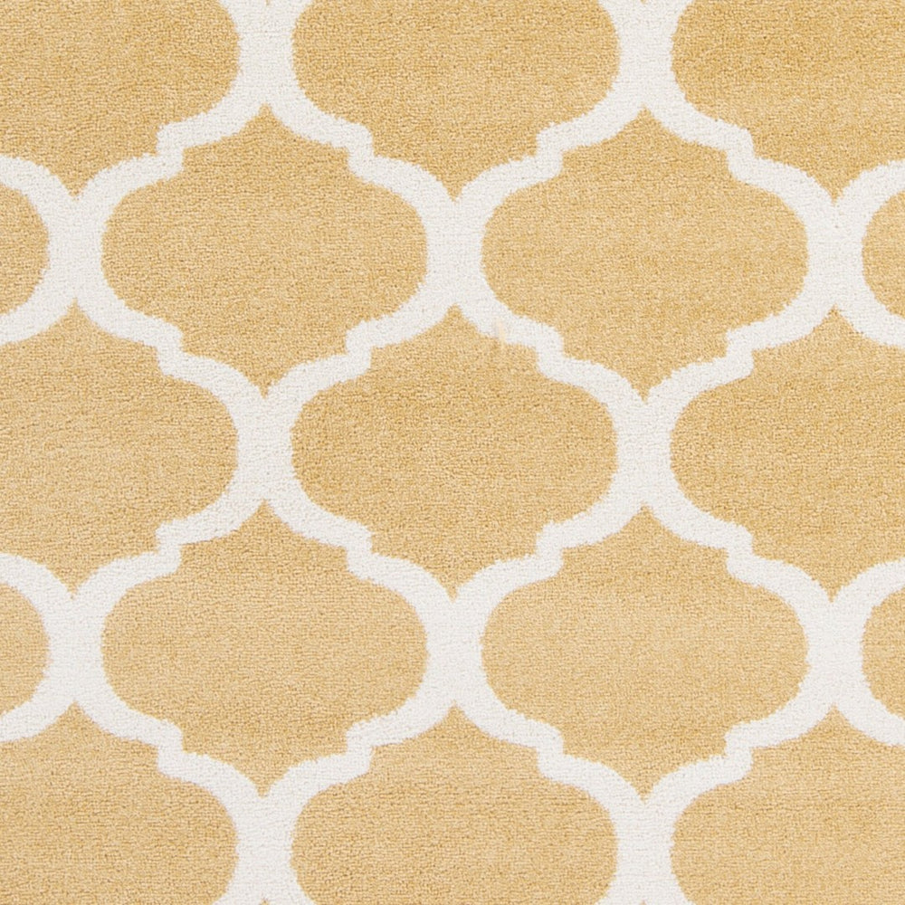 Livabliss Horizon Rustic Machine Woven Polypropylene Runner Rug for Hallways and Entryways Mustard, Cream 7'3" x 2'8" HRZ1077-2773