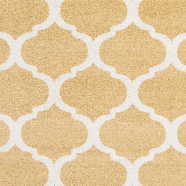 Livabliss Horizon Rustic Machine Woven Polypropylene Runner Rug for Hallways and Entryways Mustard, Cream 7'3" x 2'8" HRZ1077-2773