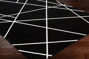 Livabliss Horizon Collection Geometric Polypropylene Woven Rug for Entryways and Hallways HRZ2300-23