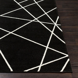 Livabliss Horizon Collection Geometric Polypropylene Woven Rug for Entryways and Hallways HRZ2300-23