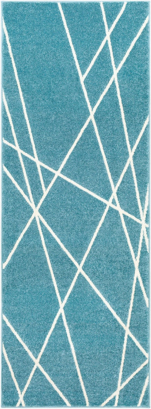Livabliss Horizon Collection Geometric Runner Rug Polypropylene Woven Hallway Accent HRZ2303-2773