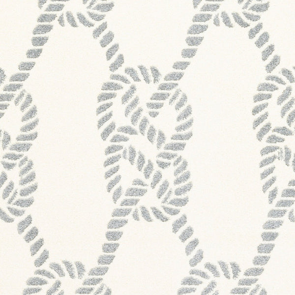 Livabliss Horizon Polypropylene Runner Rug Turkish Woven for Hallways and Entryways Slate, Cream 7'10" x 7'10" HRZ2309-710RD