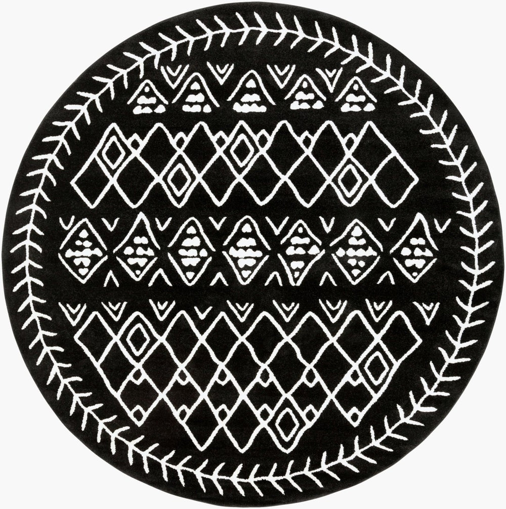 Livabliss Horizon Geometric Turkish Machine Woven Polypropylene Area Rug for Living or Dining Rooms HRZ2313-710RD