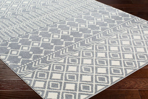 Livabliss Horizon Global Geometric Area Rug Polypropylene Woven Square Living Room Accent HRZ2317-710RD