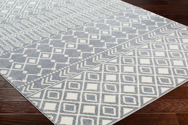 Livabliss Horizon Global Geometric Area Rug Polypropylene Woven Square Living Room Accent HRZ2317-710RD