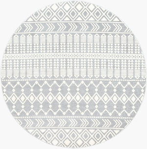 Livabliss Horizon Global Geometric Area Rug Polypropylene Woven Square Living Room Accent HRZ2317-710RD