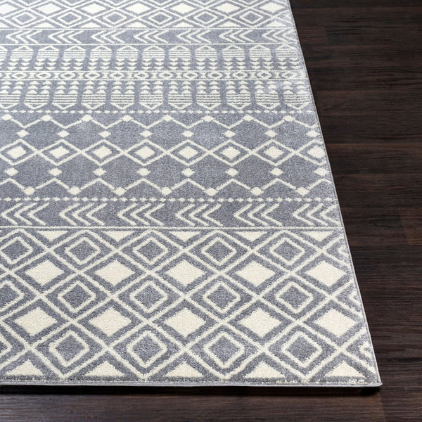 Livabliss Horizon Global Geometric Area Rug Polypropylene Woven Square Living Room Accent HRZ2317-710RD
