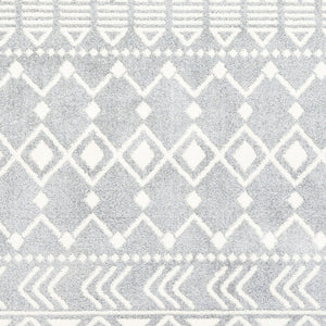 Livabliss Horizon Global Geometric Area Rug Polypropylene Woven Square Living Room Accent HRZ2317-710RD