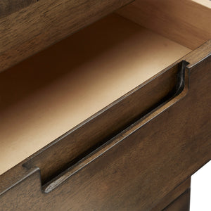 Homelegance By Top-Line Ashford Persian Walnut 5-Drawer Chest Walnut Wood