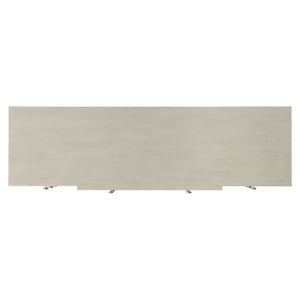 Bernhardt Bernhardt Cornelia Dresser — 9-Drawer Solid Ash Nebbia Finish, Brushed Stainless Inlays & Soft-Close 331052