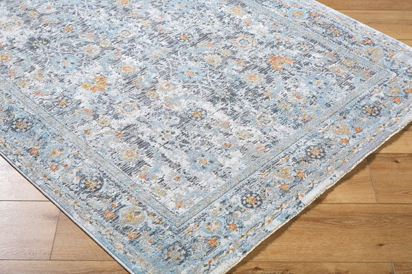 Livabliss Hassler Traditional Machine Woven Polypropylene Area Rug for Entryway or Sitting Room Taupe, Dusty Sa 5'3" x 5'3" HSL2300-53RD