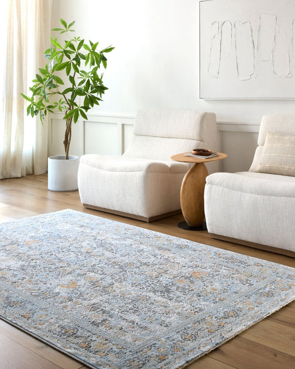 Livabliss Hassler Traditional Machine Woven Polypropylene Area Rug for Entryway or Sitting Room Taupe, Dusty Sa 6'7" x 9'6" HSL2300-6796