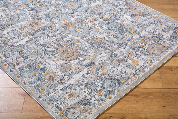 Livabliss Hassler Traditional Medallion Area Rug Turkish Woven Polypropylene Living Room Accent Taupe, Light Sl 7'10" x 7'10" HSL2303-710RD