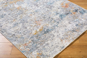 Livabliss Hassler Geometric Turkish Woven Area Rug Polypropylene Blend for Large Living Spaces Light Slate, Ta 6'7" x 6'7" HSL2308-67RD