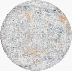 Livabliss Hassler Geometric Turkish Woven Area Rug Polypropylene Blend for Large Living Spaces Light Slate, Ta 7'10" x 7'10" HSL2308-710RD