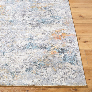 Livabliss Hassler Geometric Turkish Woven Area Rug Polypropylene Blend for Large Living Spaces Light Slate, Ta 6'7" x 6'7" HSL2308-67RD