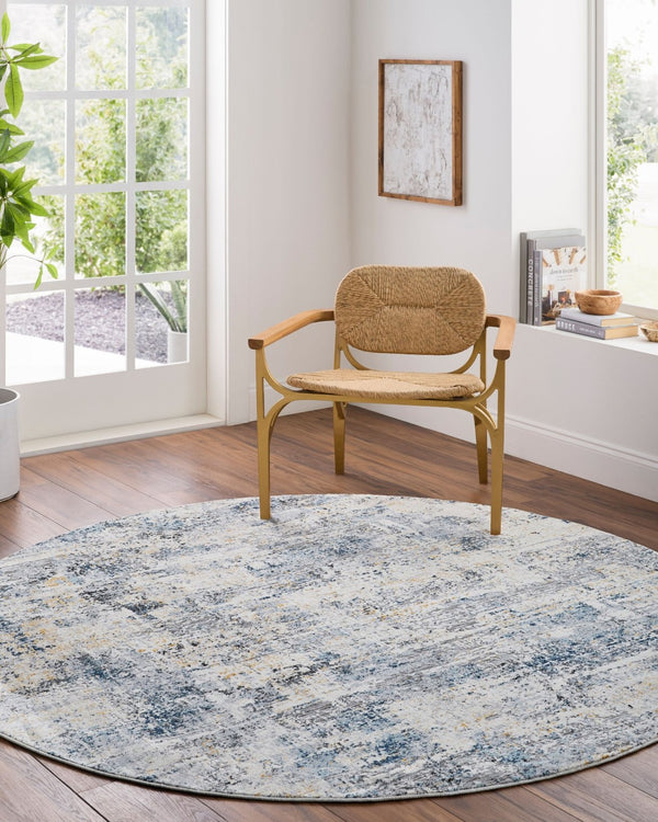 Livabliss Hassler Square Machine Woven Polypropylene Area Rug Turkish Crafted Living Room Accent Taupe, Light Sl 6'7" x 6'7" HSL2309-67RD