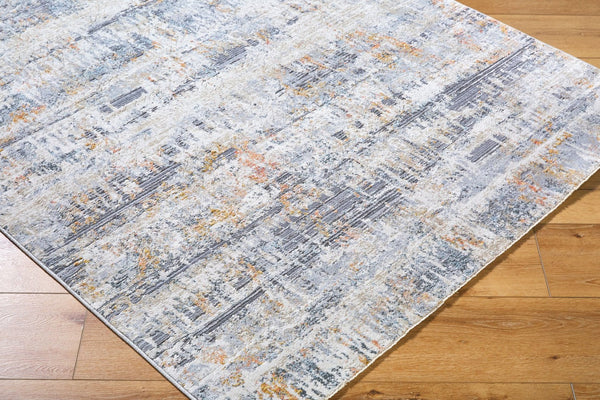 Livabliss Hassler Square Area Rug Polypropylene Blend Medium Pile Fringe Detail Living Room HSL2310-67RD
