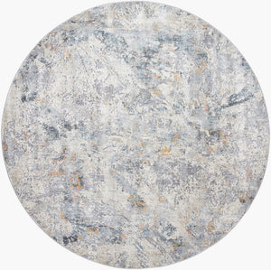 Livabliss Hassler Geometric Square Area Rug Machine Woven Polypropylene Blend for High Traffic Rooms Light Slate, Ta 7'10" x 7'10" HSL2311-710RD