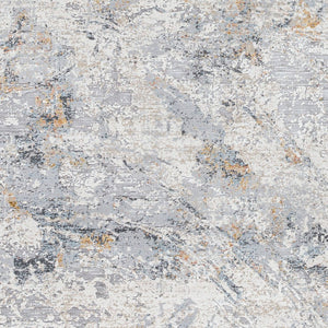 Livabliss Hassler Geometric Square Area Rug Machine Woven Polypropylene Blend for High Traffic Rooms Light Slate, Ta 6'7" x 6'7" HSL2311-67RD