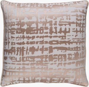 Surya Hessian 18" Accent Pillow - Durable Linen & Cotton Blend, Modern Design For Timeless Home Decor White Linen,Cotton Hss001-2222d