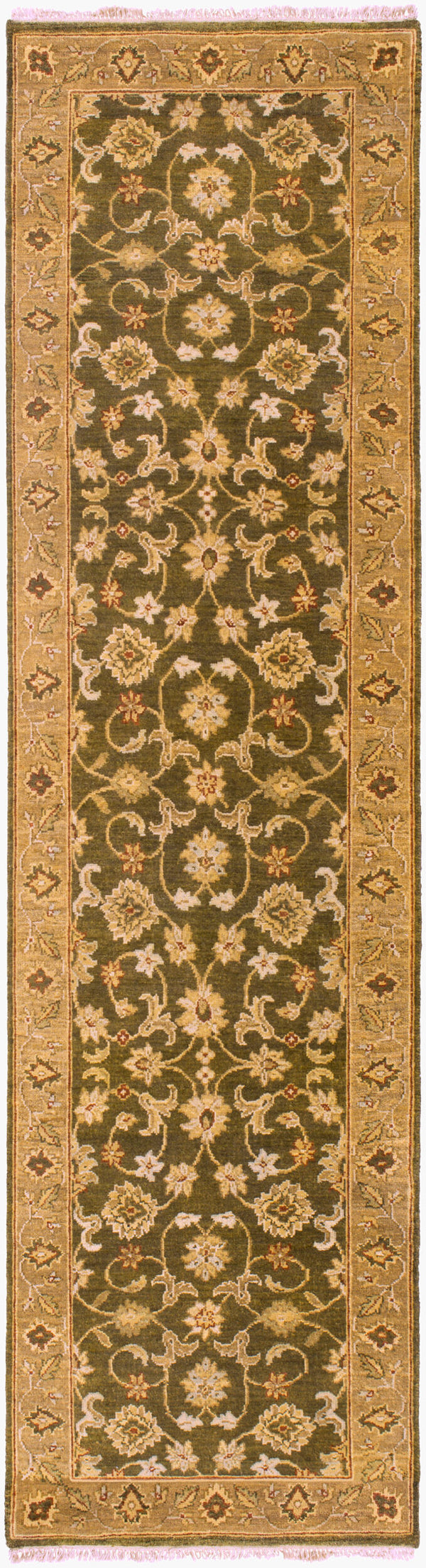 Surya History Hst-7000 2' X 3' Exotic Handmade Rug - Luxurious High Pile, Unique Design For Any Space Tan Wool Hst7000-269