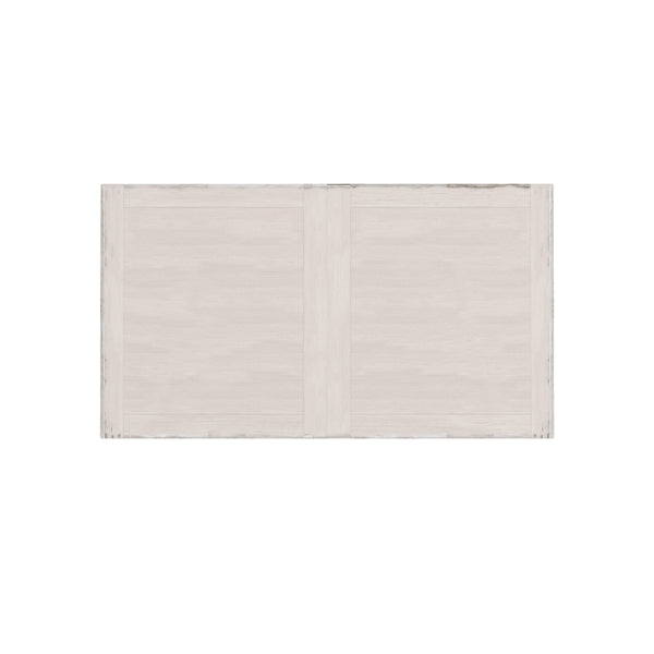 A.R.T. Furniture Alcove Trestle Dining Table In Belgian Ivory - Expands From 88" To 132" - Seats Up To 10 Comfortably! White Acacia Solids,Maple Veneers 321238-2817