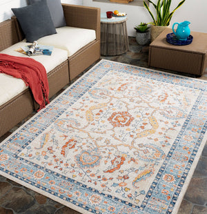 Livabliss Huntington Beach Flatweave Polyester Area Rug for High Traffic Indoor Outdoor Spaces HTB2301-679