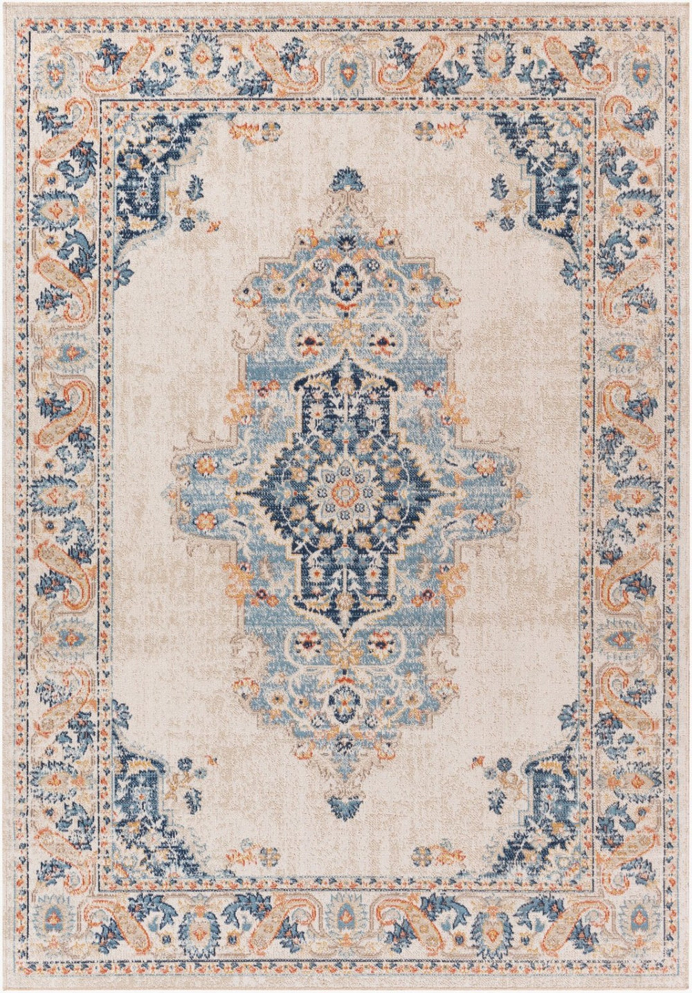 Livabliss Huntington Beach Global Flatweave Polyester Area Rug for Entryways and Living Rooms HTB2315-537