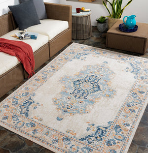 Livabliss Huntington Beach Global Flatweave Polyester Area Rug for Entryways and Living Rooms HTB2315-537