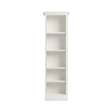 Parker House Shoreham - Effortless White 24 In. Bookcase Effortless White Acacia Solids / Birch Veneers SHO#424-EFW