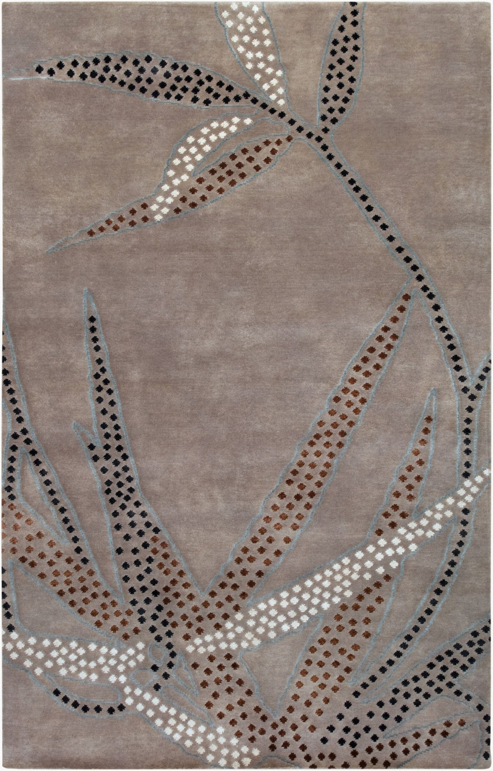 Surya Heritage Htg-1004 Luxurious 2' X 3' Handmade Wool Rug - Timeless Design For Any Room Decor Gray Nz Wool Htg1004-23