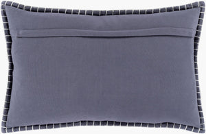 Surya Home Time Htm-001 Country Cottage 14"L X 22"W Lumbar Pillow For Cozy Comfort & Easy Care Black Wool,Polyester,Nylon,Cotton Htm001-2214p