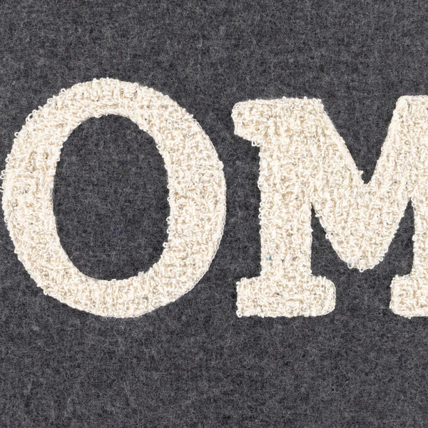 Surya Home Time 18"X18" Country Cottage Accent Pillow - Luxurious Blend, Easy Care, Charming Design Black Wool,Polyester,Nylon,Cotton Htm002-1818p