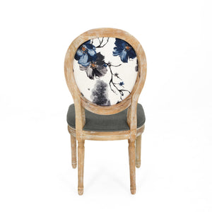 English Elm Christopher Knight Home® - Kd Dining Chair - Vintage French-Country Elegance With Dark Gray Upholstery & Ergonomic Comfort 60352.00PDGRY
