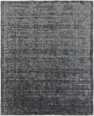 Hightower HTW-3002 8' x 10' Handmade Rug HTW3002-810  Charcoal, Light Gray Surya