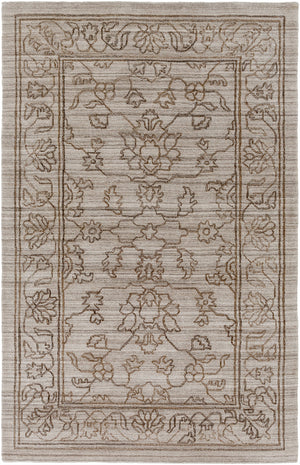 Hightower HTW-3003 6' x 9' Handmade Rug HTW3003-69  Light Gray, Medium Brown, Charcoal Surya