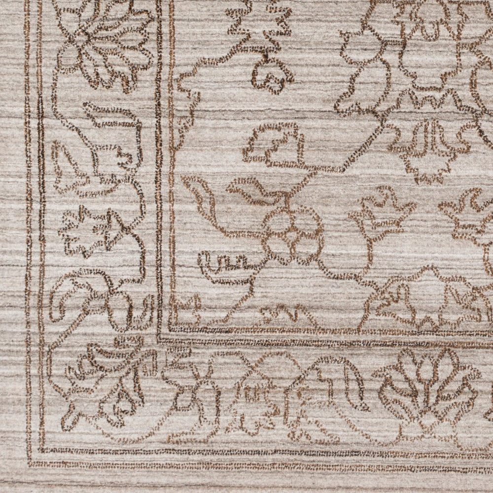 Surya Hightower Htw-3000 2' X 3' Luxurious Handmade Viscose Rug - Perfect For High Traffic Areas & Style Light Gray Viscose Htw3003-23