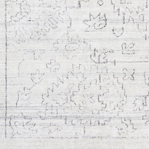 Hightower HTW-3005 8' x 10' Handmade Rug HTW3005-810  White, Black Surya