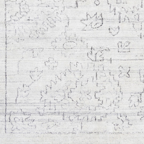 Surya Hightower Htw-3000 2' X 3' Luxurious Handmade Viscose Rug - Perfect For High Traffic Areas & Style White Viscose Htw3005-23