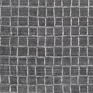 Surya Hightower Htw-3000 2' X 3' Luxurious Handmade Viscose Rug - Perfect For High Traffic Areas & Style Charcoal Viscose Htw3006-23