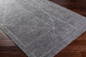 Hightower HTW-3009 8' x 10' Handmade Rug HTW3009-810  Gray, Charcoal, White, Taupe Surya