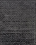 Hightower HTW-3011 8' x 10' Handmade Rug HTW3011-810  Charcoal, Black, White Surya