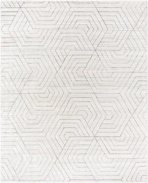 Hightower HTW-3012 8' x 10' Handmade Rug HTW3012-810  Charcoal, Cream Surya
