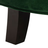 Safavieh Amelia Tufted Storage Ottoman Emerald HUD8220P