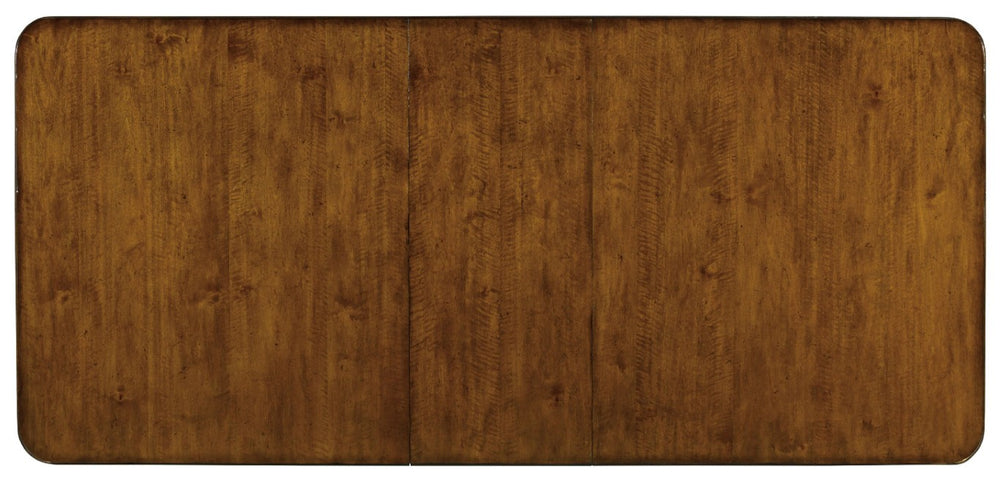 Hooker Furniture Tynecastle Manor-Style Rectangle Dining Table W/ Two 18" Leaves, Chestnut Alder Veneers, Seats 10 5323-75200