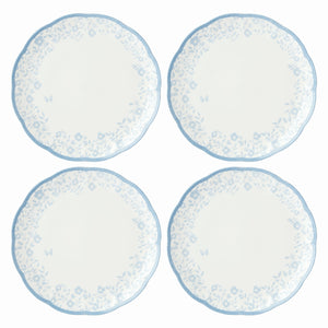 Lenox Butterfly Meadow Cottage Dinner Plates, Set of 4 Multi, WHITE PORCELAIN 894277