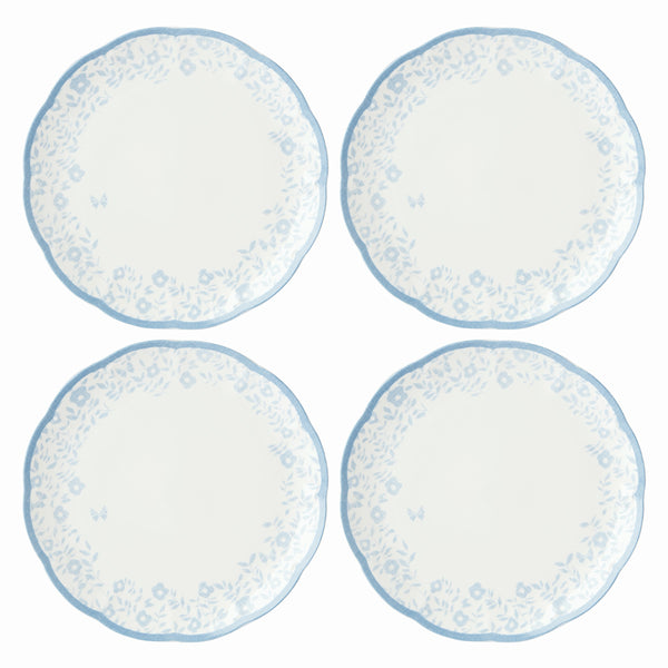 Lenox Butterfly Meadow Cottage Dinner Plates, Set of 4 Multi, WHITE PORCELAIN 894277