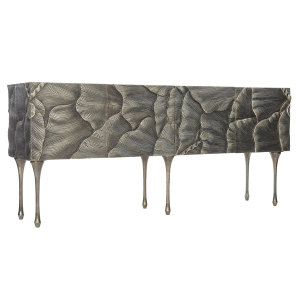 Bernhardt Bernhardt Bruce Nesting Trays Set Of 3-Inches Deep Midnight Leather With Antique Brass Handles, Luxe 301872