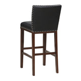 Steve Silver Tiffany KD Bar Chair Black, Set of 2 TF650BCBK